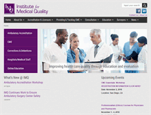 Tablet Screenshot of imq.org